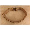 Image 8 : Antique 1890s U.S. Navy Mills 34.5" Canvas Cartridge Belt, Embossed Liberty Cap Brass Buckle