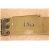 Image 10 : US Army WWI Mills M1910 Canvas 10-Pocket Ammo Belt Section Stenciled 15th Inf