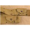 Image 11 : US Army WWI Mills M1910 Canvas 10-Pocket Ammo Belt Section Stenciled 15th Inf