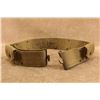 Image 1 : US Army WWI Mills M1910 Canvas 10-Pocket Ammo Belt Section Stenciled 15th Inf