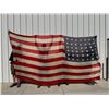 Image 1 : Antique 1890 Us Cavalry Ft Robinson Ne 42 Star 7x15ft Wool Flag Military Bunting