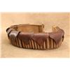 Image 15 : 1902 Experimental U.S. Army Mills Woven Canvas Ammunition Belt With Leather Flaps