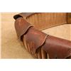 Image 9 : 1902 Experimental U.S. Army Mills Woven Canvas Ammunition Belt With Leather Flaps