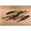 Image 1 : Lot Of 4: Us Army Indian Wars Springfield M1880 Knives, Incl. 16th Inf Stamped Scabbard