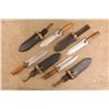 Image 4 : Lot Of 4: Us Army Indian Wars Springfield M1880 Knives, Incl. 16th Inf Stamped Scabbard