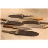 Image 5 : Lot Of 4: Us Army Indian Wars Springfield M1880 Knives, Incl. 16th Inf Stamped Scabbard