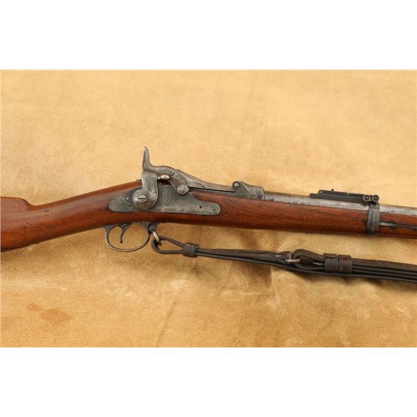 Baylor Us Springfield Model 1884 Cadet .45-70 Gov't Trapdoor Single Shot Rifle, 1893 Antique