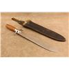 Image 1 : Antique Indian Wars 1887 Us Springfield Hospital Corps 11.54" Knife Rock Island Wtg Sheath