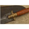 Image 12 : Lot Of 4: Us Army Indian Wars Springfield M1880 Iron/brass Hunting Knives With Scabbards