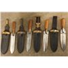 Image 2 : Lot Of 4: Us Army Indian Wars Springfield M1880 Iron/brass Hunting Knives With Scabbards