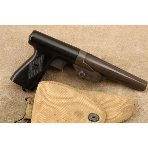 Wwii Usn Navy Issue R.F. Sedgley Inc. 10 Ga. Mark 5 Signal Pistol Flare Gun & Holster, 1942