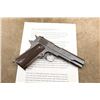 Image 1 : Rick Hacker's Wartime Colt Commercial Government Model 1911 .45 Acp Semi-auto Pistol, 1917 C&r