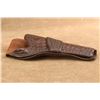 Image 4 : 1920s Basketweave Stamped "r.D.H." Leather 5.5" Colt Single Action Army Single Loop Holster