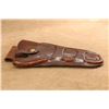 Image 4 : 1910s H.H. Heiser #413 Leather & Rawhide Laced .45 Colt 7.5" Single Action Army Holster