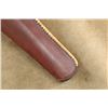 Image 10 : Heiser No. 731 7.5" Colt Single Action Army Chamois Lined Hand Carved Leather Flap Holster