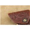 Image 2 : Heiser No. 731 7.5" Colt Single Action Army Chamois Lined Hand Carved Leather Flap Holster