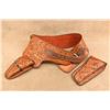 Image 3 : Sid Cesar's Custom- Hand Tooled Leather "wal-mar" Buscadero Double Gun Holster Rig With Provenance