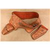 Image 5 : Sid Cesar's Custom- Hand Tooled Leather "wal-mar" Buscadero Double Gun Holster Rig With Provenance