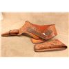 Image 6 : Sid Cesar's Custom- Hand Tooled Leather "wal-mar" Buscadero Double Gun Holster Rig With Provenance