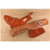 Image 9 : Sid Cesar's Custom- Hand Tooled Leather "wal-mar" Buscadero Double Gun Holster Rig With Provenance