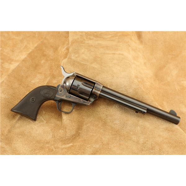 First Year Colt 2nd Generation Single Action Army Saa 7.5" .38 Special Revolver, 1956 C&r