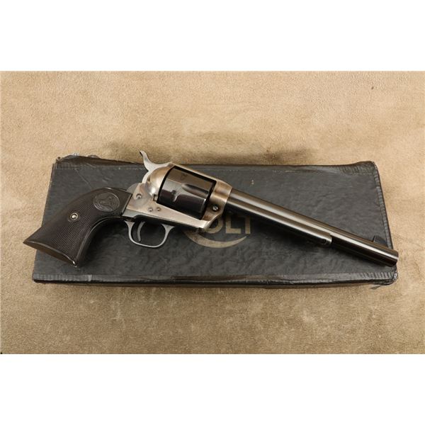 First Year Colt 2nd Generation Single Action Army Blue Cch 7 1/2" Saa .45 Lc Revolver, 1956 C&r