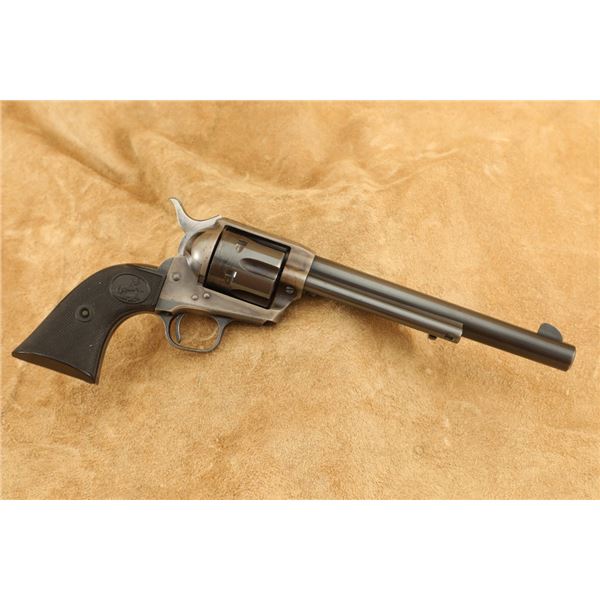 First Year Colt 2nd Generation Single Action Army Saa 7.5" .38 Special Revolver, 1956 C&r