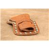 Image 3 : Vintage 1930s Fred Mueller Spotted 10.75" Leather Tooled Western Holster For 5.5" Barrel Saa