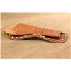 Image 4 : Vintage 1930s Fred Mueller Spotted 10.75" Leather Tooled Western Holster For 5.5" Barrel Saa