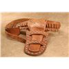 Image 3 : Vintage 1930s C.P. Shipley Kansas City, Mo Studded Gun Rig, 22 Cal Loop Belt, Double Loop Holster
