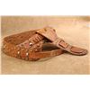 Image 4 : Vintage 1930s C.P. Shipley Kansas City, Mo Studded Gun Rig, 22 Cal Loop Belt, Double Loop Holster