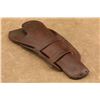Image 1 : Antique Early 1900s "olive" Marked 7.5" Colt Saa "mexican Double Loop" Leather Revolver Holster