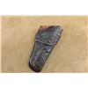 Image 1 : Antique Early 1900s A.W. Brill Austin, Texas Floral Tooled Leather Rh Holster For 4" Revolvers