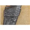 Image 3 : Antique Early 1900s A.W. Brill Austin, Texas Floral Tooled Leather Rh Holster For 4" Revolvers