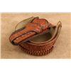 Image 14 : S.D. Myres Buscadero Rig Tooled Belt & "texas Jock Strap" Rh Holster For .357 Cal. 5.5" Colt Saa