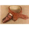 Image 2 : S.D. Myres Buscadero Rig Tooled Belt & "texas Jock Strap" Rh Holster For .357 Cal. 5.5" Colt Saa