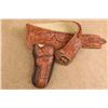 Image 3 : S.D. Myres Buscadero Rig Tooled Belt & "texas Jock Strap" Rh Holster For .357 Cal. 5.5" Colt Saa