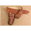 Image 4 : S.D. Myres Buscadero Rig Tooled Belt & "texas Jock Strap" Rh Holster For .357 Cal. 5.5" Colt Saa