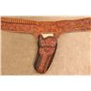 Image 5 : S.D. Myres Buscadero Rig Tooled Belt & "texas Jock Strap" Rh Holster For .357 Cal. 5.5" Colt Saa