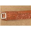 Image 7 : S.D. Myres Buscadero Rig Tooled Belt & "texas Jock Strap" Rh Holster For .357 Cal. 5.5" Colt Saa