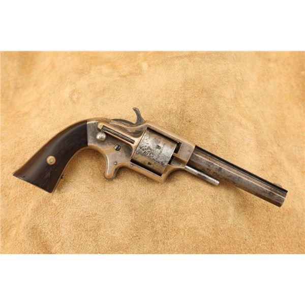 Eagle Arms Plant's Front Loading Pocket .30 Cal Cup-primed Single Action Revolver, 1860s Antique