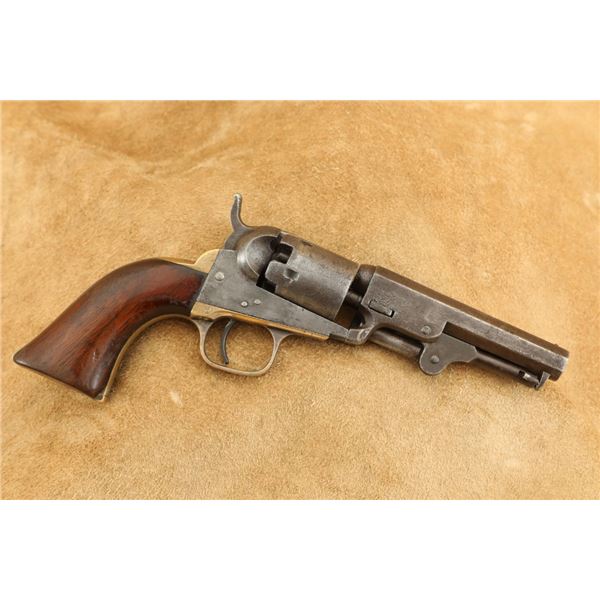 Colt Model 1849 Pocket Two Line New York 5-shot .31 Cal 4" Percussion Revolver, 1860 Antique