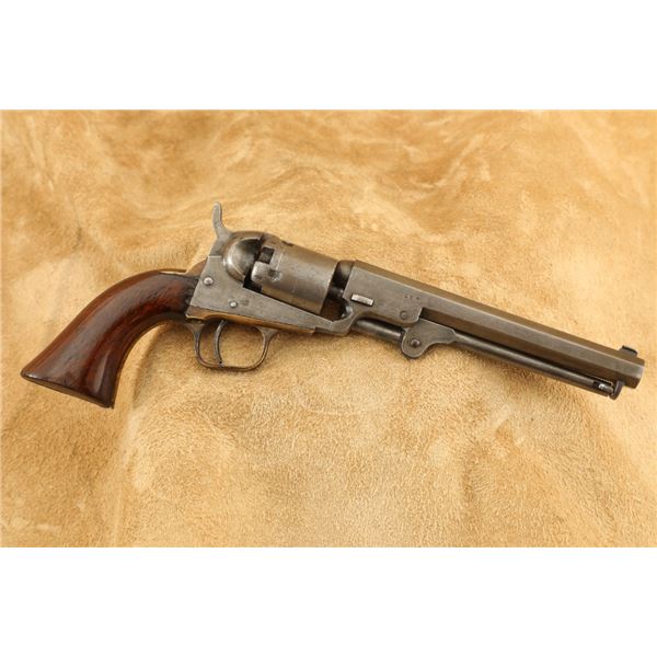 Colt Model 1849 Pocket Export One Line New York .31 Cal 6" Percussion Revolver, 1862 Antique