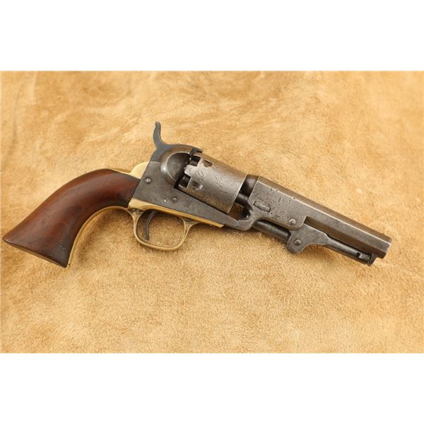 Colt Model 1849 Pocket One Line New York 6-shot .31 Cal 4" Percussion Revolver, 1863 Antique
