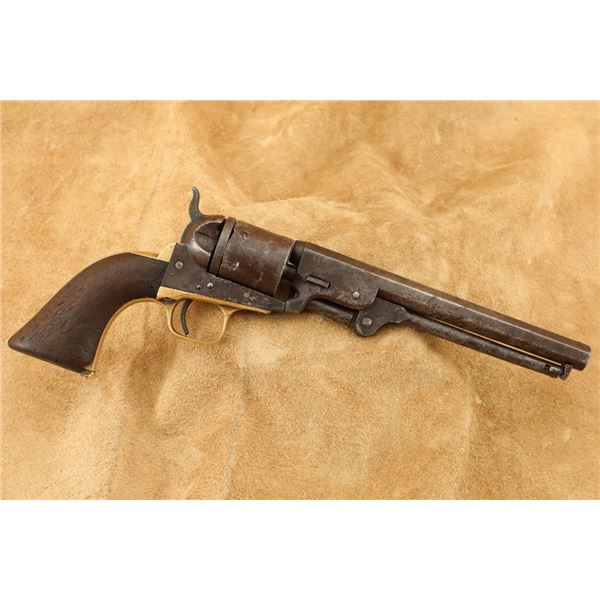 Colt 1851 Navy .38 Rimfire Conversion 7 1/2" Single Action Revolver Mfd 1862 Antique