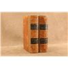 Image 2 : Antique 1881 Jefferson Davis Rise Fall Confederate Government 2v Rebacked Leather Book Set