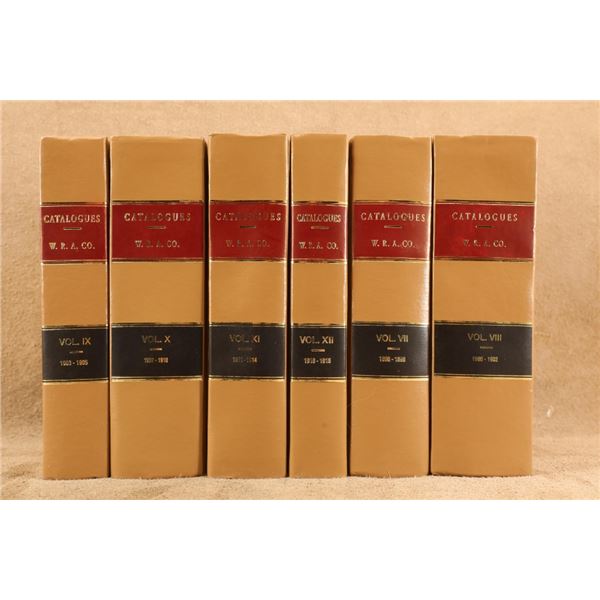 Vintage 1992 Armory Publications W.R.A. Co. Catalogues 6-book Set Volumes Vii-xii Winchester