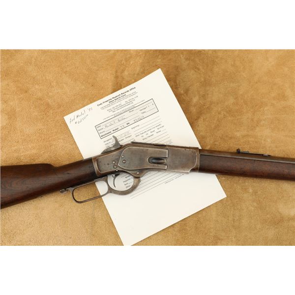 Winchester 2nd Model 1873 Set-trigger 24" Round .44-40 Wcf Lever Action Rifle, 1879 Antique