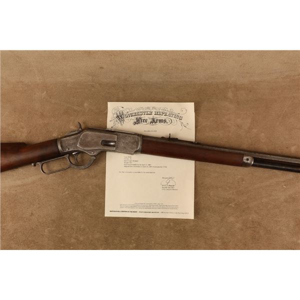 Winchester Model 1873 Set-trigger 24" Octagon .38-40 Wcf Lever Action Rifle, 1887 Antique, Letter