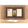 Image 1 : Framed 1897 Dated Buffalo Bill Signed Letter To Sister 25x17", Authenticated